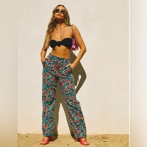 NWT Miss Lola PALERMO PANT HIGH WAISTED WOVEN PANT